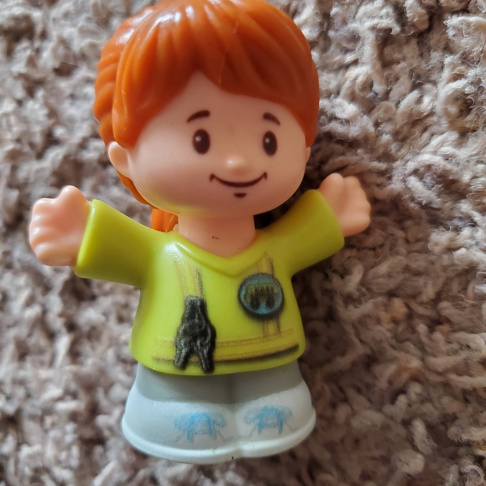 Fisher Price Little People Red Hair Bus Driver Girl Mom 2016